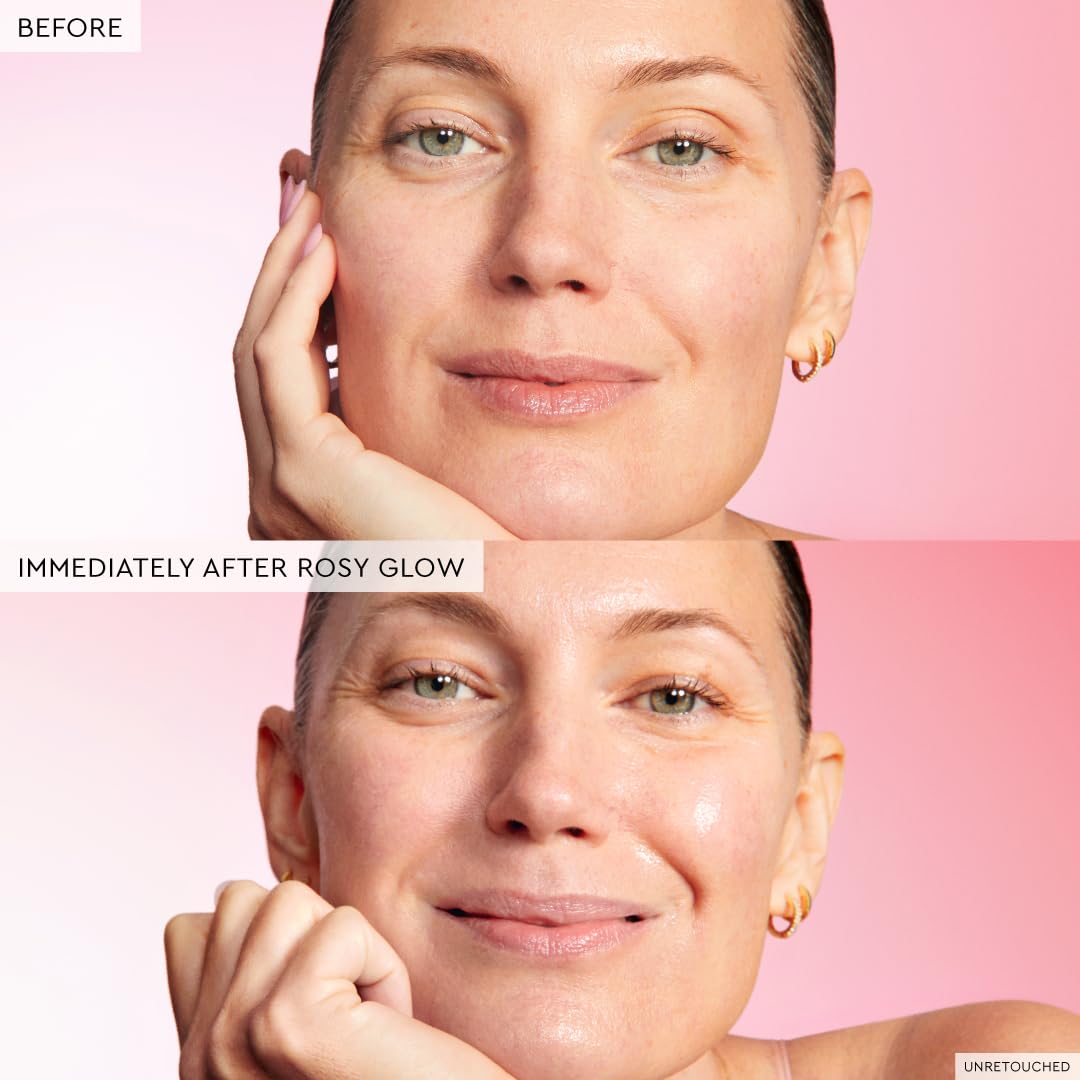 Glow Recipe Hue Drops Bronzing Drops, Tinted Face Serum, Glow Primer + Liquid Highlighter, Niacinamide + Hyaluronic Acid, Radiant Warm Glow, Rosy Glow (40ml) - Image 2