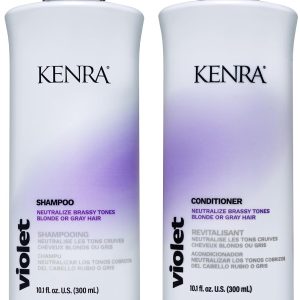 Kenra Violet Conditioner | Eliminates Brassy Tones | Purple Pigment + Deposit | Neutralizes Yellow | Moisturizes Processed Hair | Enhances Vibrancy of Blonde or Gray Hair | Color Safe