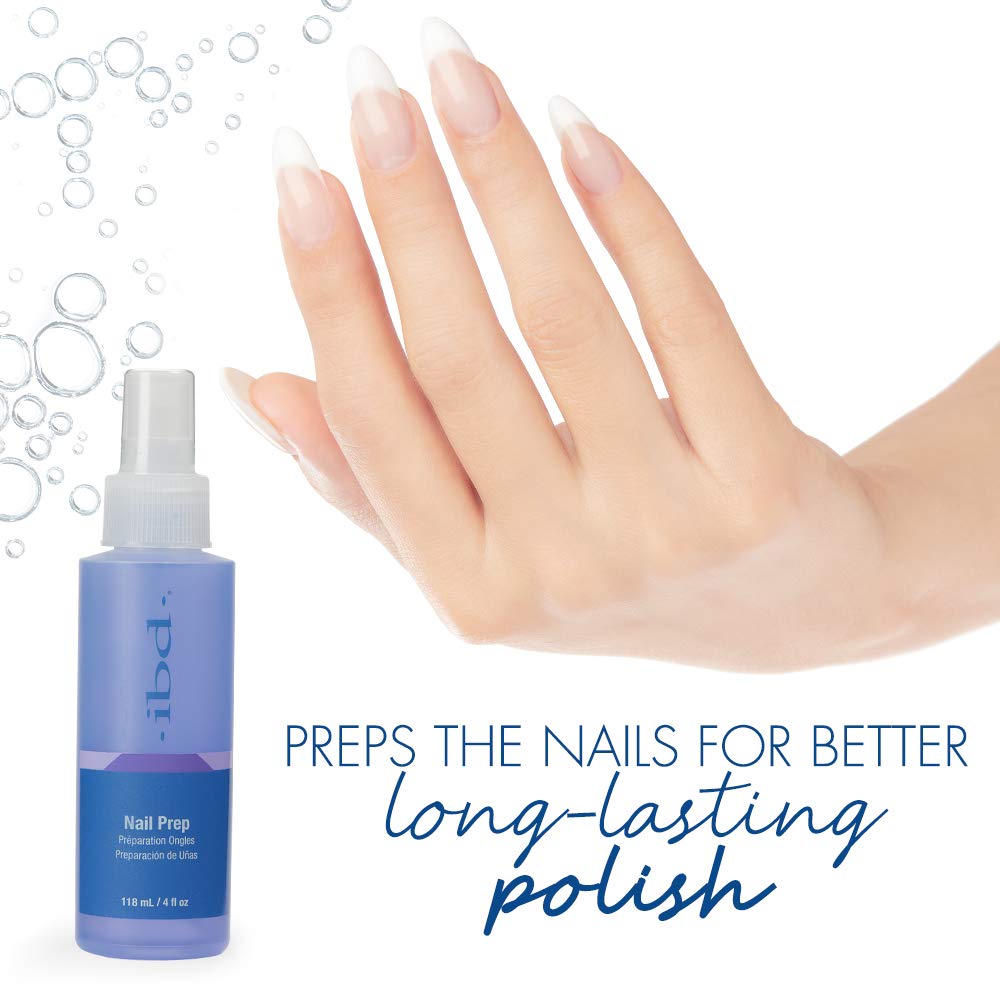 IBD Nail Prep Dehydate Spray – Nail Dehydrator & Cleanser for Acrylic, Gel & Dip Powder, Improves Bond Speed & Adhesion – 4 oz - Image 2