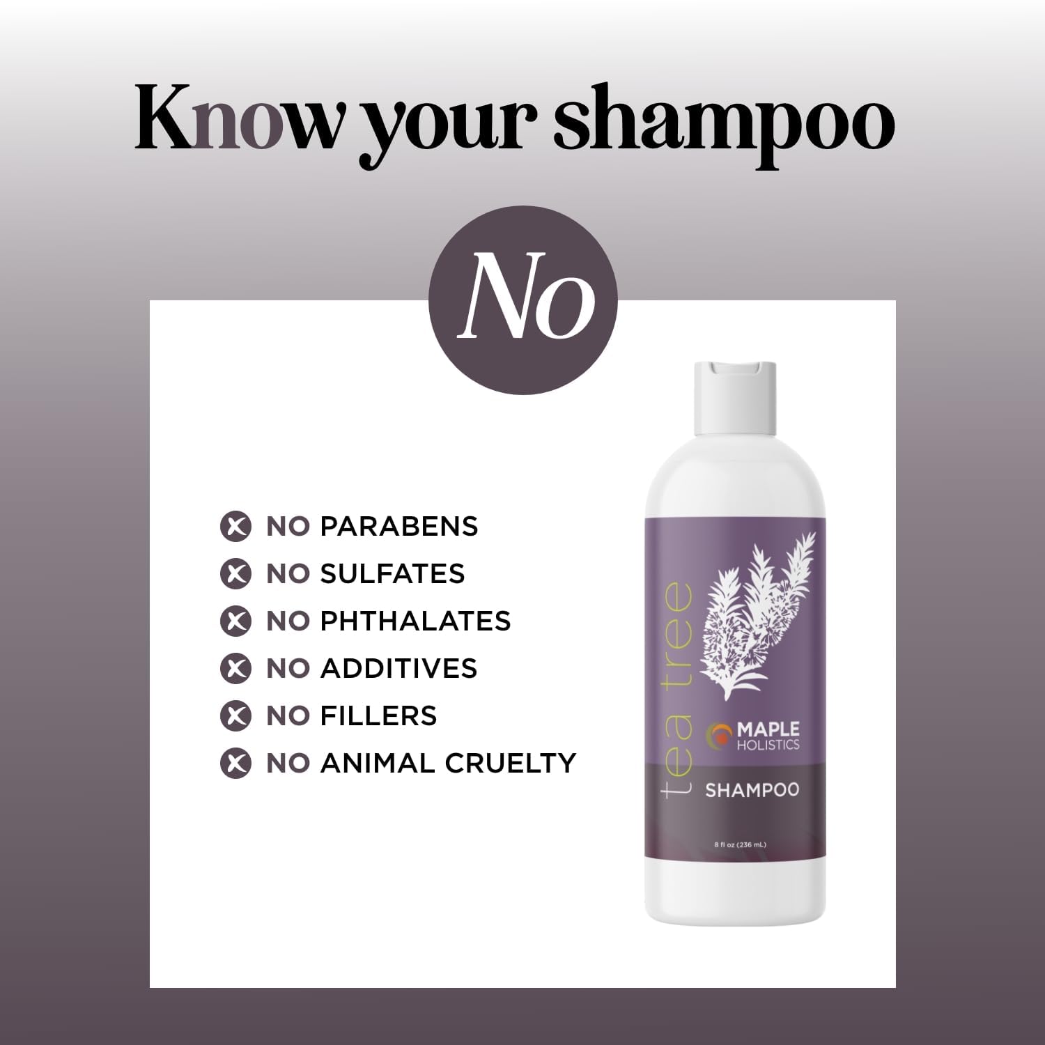 Tea Tree Shampoo for Oily Hair - Paraben and Sulfate Free Clarifying Shampoo for Build Up and Dry Scalp with Tea Tree Oil for Hair - Purifying Aromatherapy Tea Tree Oil Shampoo for Greasy Hair - Image 3