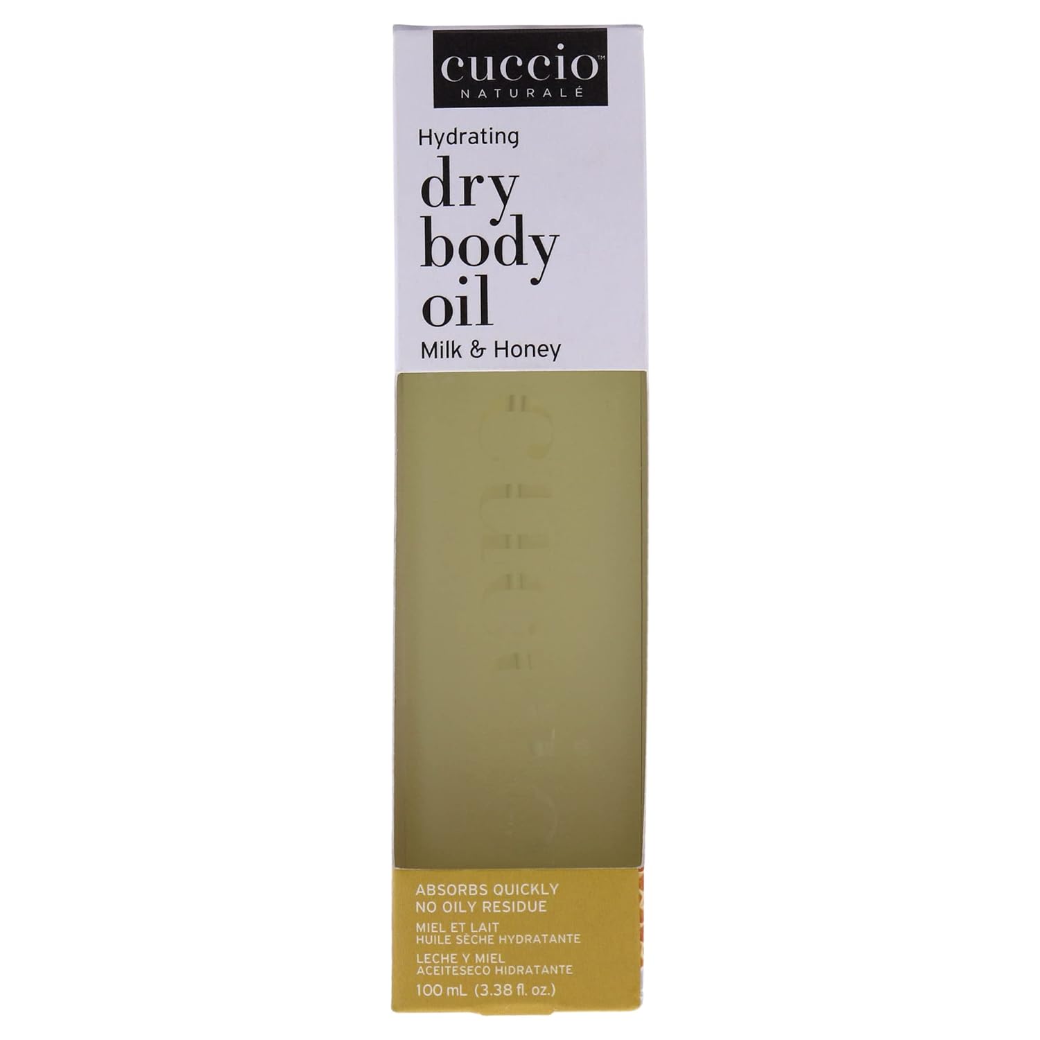 Cuccio Naturale Hydrating Dry Body Oil - Milk & Honey, Paraben-Free, 3.38 Oz - Image 3