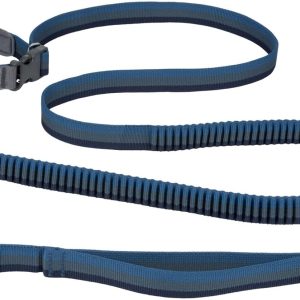 Ruffwear, Roamer Lock Dog Leash, Hands-Free Waist Option, Auto-Locking Talon Clip, Shock-Absorbing Stretch, Padded Handle, Traffic Handle, Trail-Tough for Any Adventure, Orion Blue, 5.5'-7'