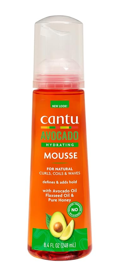 Cantu Avocado Hydrating Mousse, 8.4 fl oz (248 ml) - Image 2
