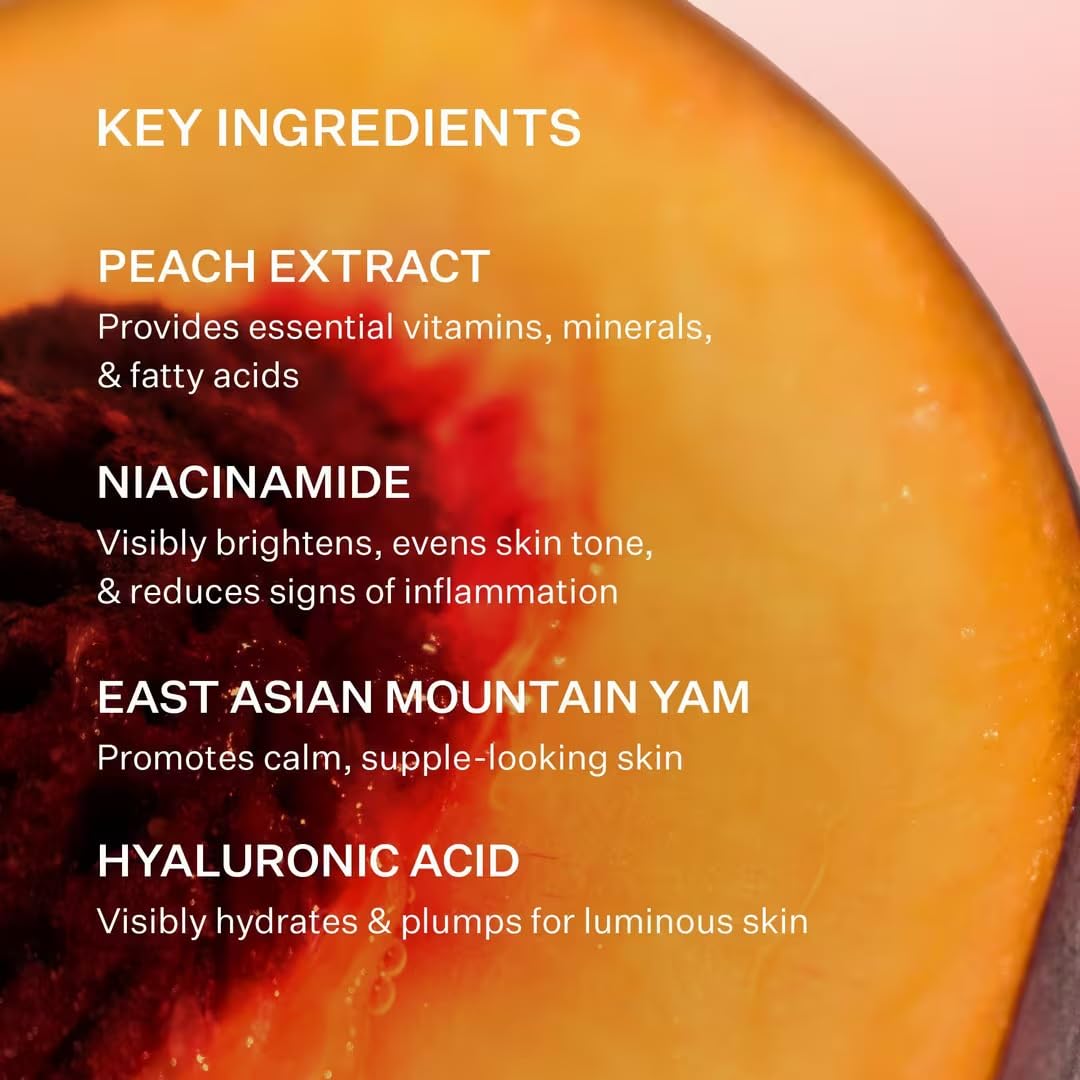 Peach & Lily - Glass Skin Refining Serum for Face (1.35 ounces) - Hyaluronic Acid Niacinamide Serum - Sensitive Skin - Vitamin B3, Peach & Yam, Peptides - Self Care, Vegan, Cruelty Free, Korean Beauty - Image 3