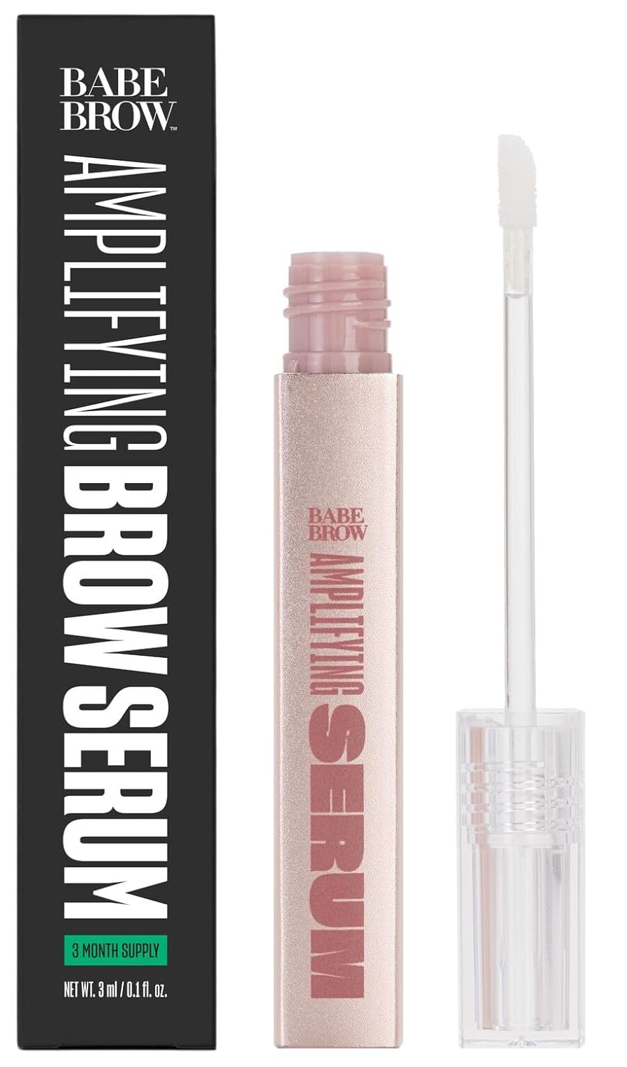 Babe Original Eyebrow Serum For Thicker Brows - Brow Serum with Castor Oil, Biotin, Repairing Amino Acids