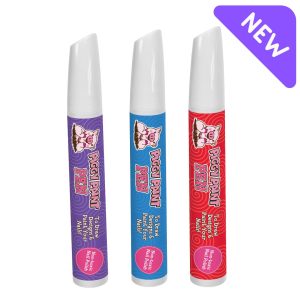 Piggy Paint | 100% Non-Toxic Girls Nail Polish Pen Marker | Safe, Cruelty-free, Vegan, & Low Odor for Kids |3-pack Princess Pop Piggy Pen Bundle - PURPLE Power, Blazin' BLUE, Razzle RED | Non-toxic Markers for Little Girls & Kids of All Ages, Water Based Formula, Safe, Cruelty Free & Vegan, Durable Finish