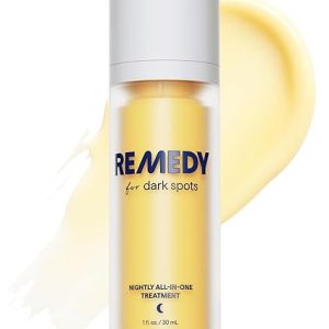 Remedy for Dark Spots | Advanced Discoloration Correcting Serum | Retinol, Kojic Acid, Tranexamic Acid, Niacinamide, Mandelic Acid | Fragrance Free, Sensitive Skin | By Dermatologist Dr. Shah | 1fl oz Visit the Remedy Science Store