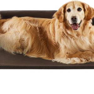RRPETHOME Large Elevated Cooling Dog Bed, Raised Dog Cot Beds for Large Dogs, Elevated Outdoor Pet Bed, Chew Proof Portable Cooling Pet Cot with Skid-Resistant Feet and Breathable Mesh