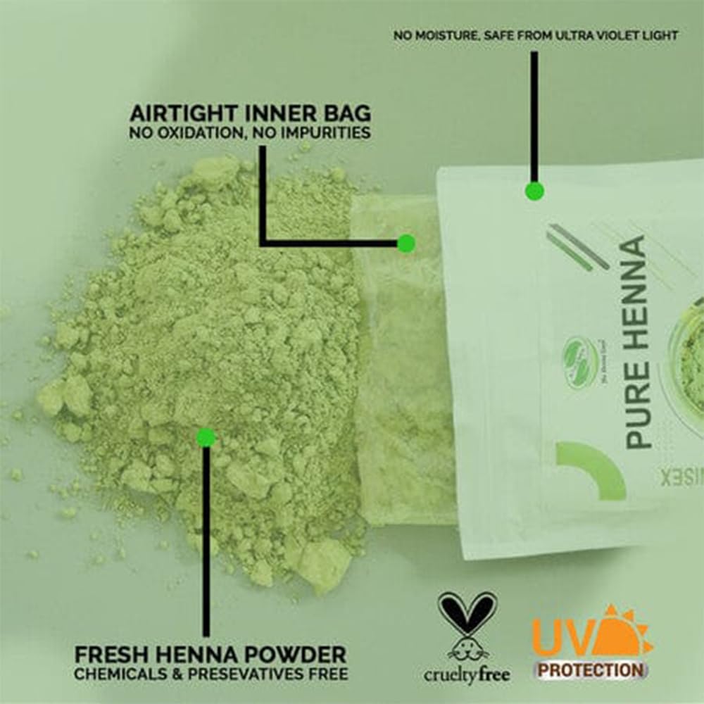 1000 Grams - 100% Pure Henna Powder For Hair Dye - Red Henna Hair Color, Best Red Henna For Hair - The Henna Guys - Image 3