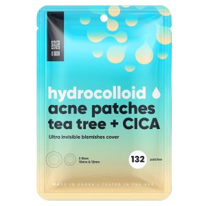 LE GUSHE Korean Pimple Patches for Face (132 Dots) - Hydrocolloid Acne Patches with Tea Tree Oil - Invisible Zit Stickers - Dermatologist Tested - Korean Skin Care