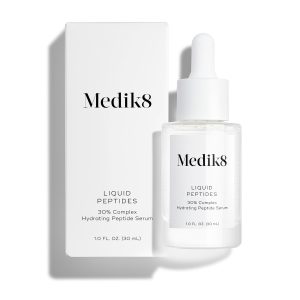 Medik8 Liquid Peptides - Multi Peptide Face Serum For Women and Men - Smooths Wrinkles and Fine Lines - Hydrating Serum - 1.0 oz