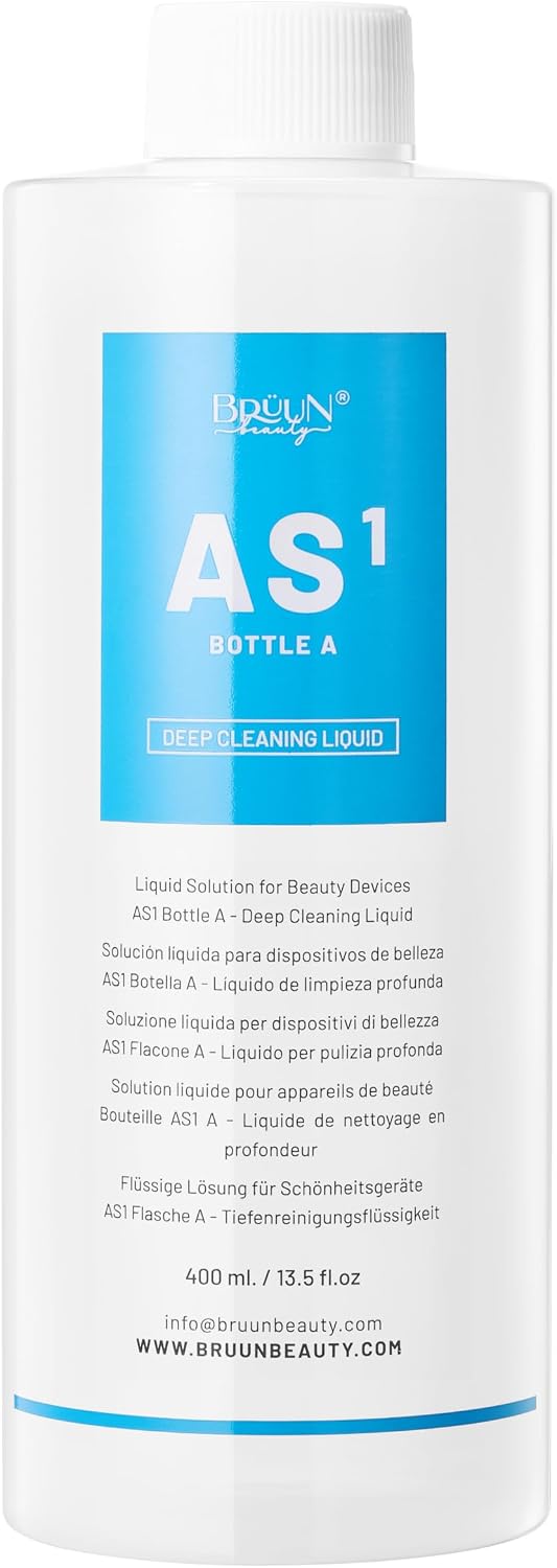 BRÜUN Aqua Facial Serums for Face Cleansing – A Pack of 400ml 3 Aqua Peeling Solution AS1, SA2, and AO3 –Skin Care Solution for Vacuum face Cleaning Jet for Home and Spa - Image 3