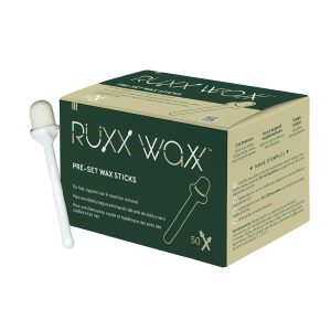 Ear & Nose Hair Removal Wax Sticks (50 Count), Individually Wrapped Pre-Coated Wax Applicators for Men & Women, No-Mess Nasal & Ear Grooming Kit, Heat with Hair Dryer
