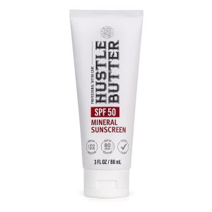 Hustle Butter Tattoo Aftercare Sunscreen - Tattoo Sunscreen Lotion - Fade Protection, SPF 50, Hydrating with Shea Butter & Coconut Oil, TSA-Friendly, Water Resistant, Non-Greasy, 3 oz