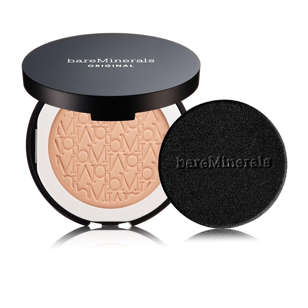 bareMinerals Original Pressed Powder Foundation Mineral SPF 15 – Talc-Free, Luminous Finish, Buildable Coverage, Vegan, Clean Beauty - Image 3