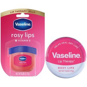 Visit the Vaseline Store Vaseline Lip Therapy Lip Balm Tin, Rosy Lips, 0.6 Ounce