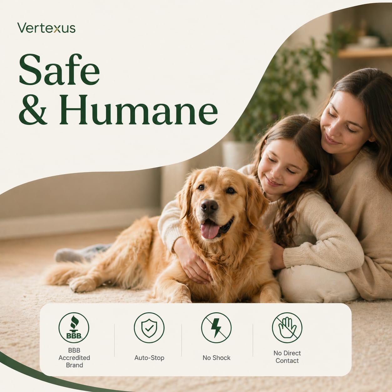 Solar Ultrasonic Bark Control Device for Your Own Dog – BBB Certified Humane Training Aid Tool, Dual-Frequency Ultrasonic 50ft Detection, 3 Adjustable Frequencies for Small Medium Large Dogs - Image 2