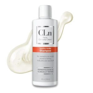 CLn® Shampoo - Clarifying Formula with Salicylic Acid, For Normal to Oily Scalp Prone to Folliculitis, Dandruff, Itchy & Flaky Scalp, Fragrance-Free & Paraben-Free, 8 fl. oz