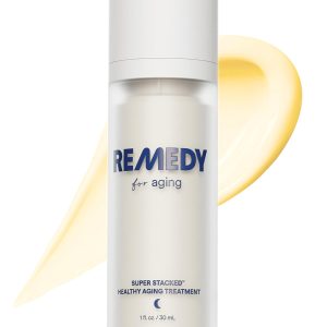 Remedy for Healthy Aging - Retinal, Resveratrol, Glycolic Acid, Argireline, Ferulic Acid, Matrixyl 3000 - Anti-Aging Treatment for Wrinkles, Uneven Texture & Tone - By Dermatologist Dr. Shah
