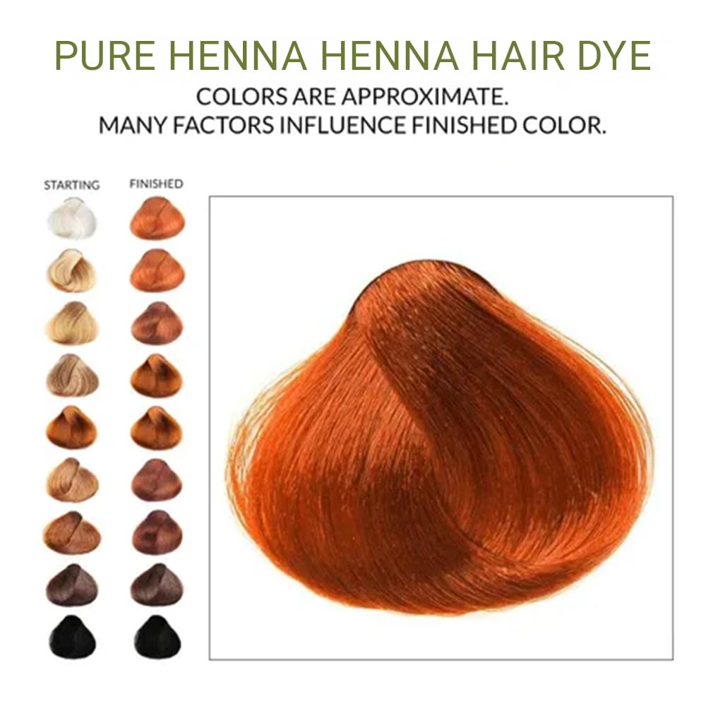 1000 Grams - 100% Pure Henna Powder For Hair Dye - Red Henna Hair Color, Best Red Henna For Hair - The Henna Guys - Image 2