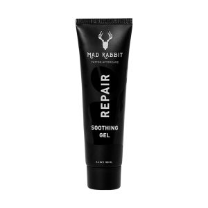 Mad Rabbit Tattoo Aftercare Soothing Gel & Moisturizer As Seen on Shark Tank - Premium Tattoo Supplies for New Tattoo Care, Anti-Itch - Tattoo Care Gel Made with Clean Ingredients