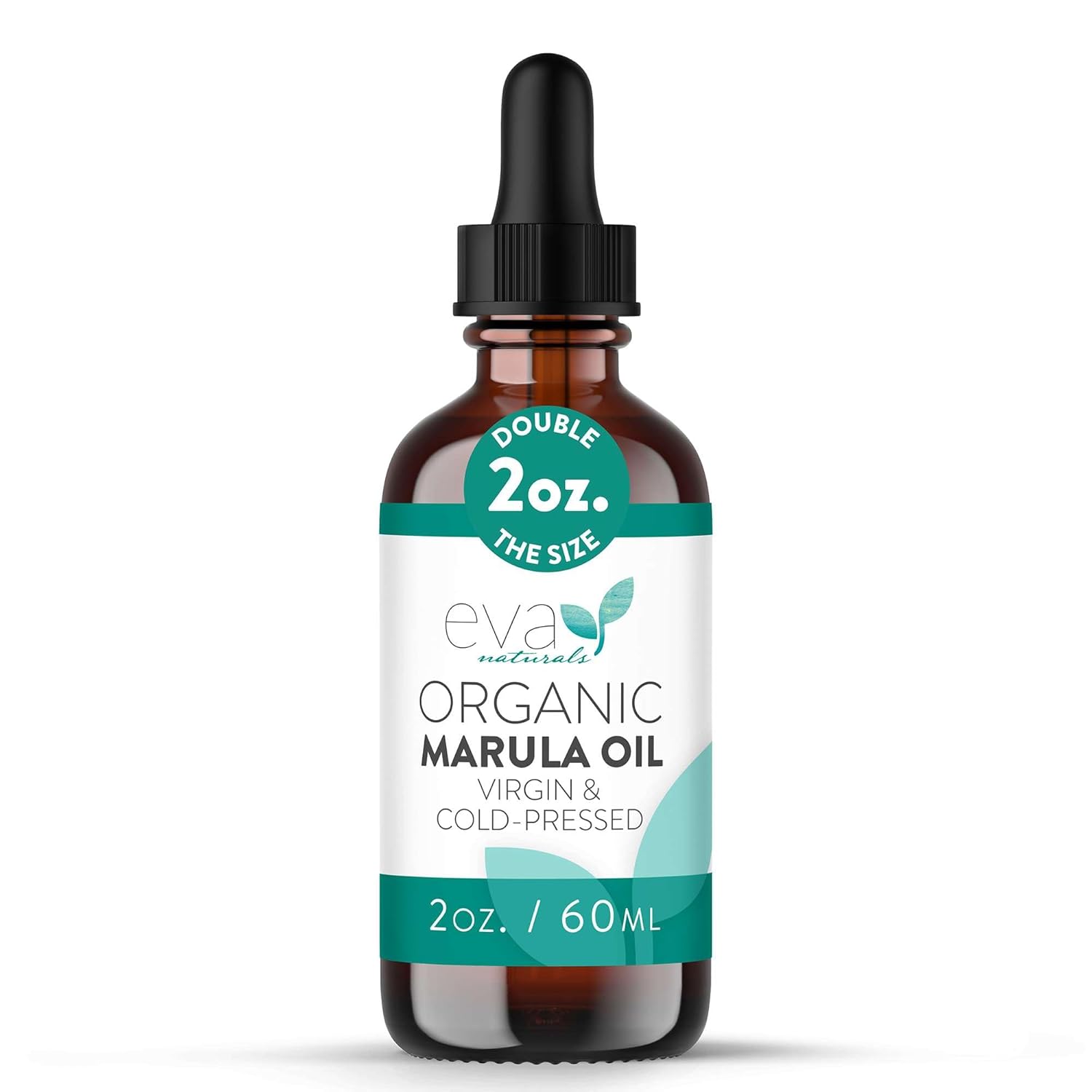 Eva Naturals Marula Oil – 100% Pure Cold Pressed Oil for Face, Hair, Skin & Body – Lightweight Facial & Massage Serum – Moisturizer for Aging Care, Gua Sha & Beard Use