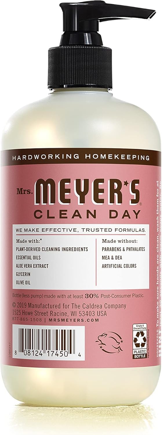 Mrs. MEYER'S Liquid Hand Soap - Rosemary - 12.5 Fl Oz -(Pack of 6)