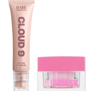 Babe Original Babe Glow Fragrance-Free Lip Sleeping Mask for Softer Lips, Hyaluronic Acid & Antioxidant Infused for Smoother, Moisturized Lips, Unscented, Cruelty-Free…