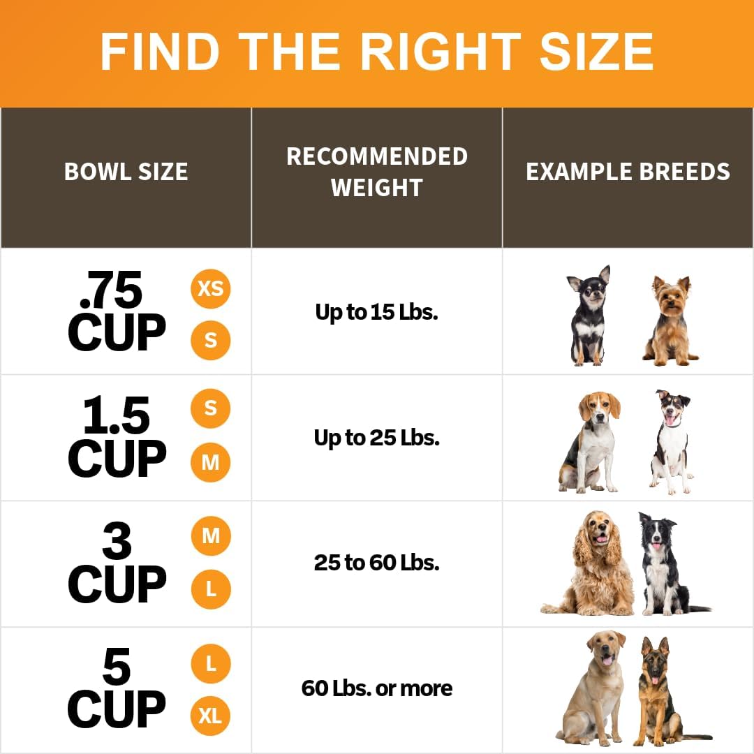Neater Pet Brands Stainless Steel Slow Feed Bowl - Non-Tip & Non-Skid - Stops Dog Food Gulping, Bloat, Indigestion, and Rapid Eating (3 Cup) - Image 2