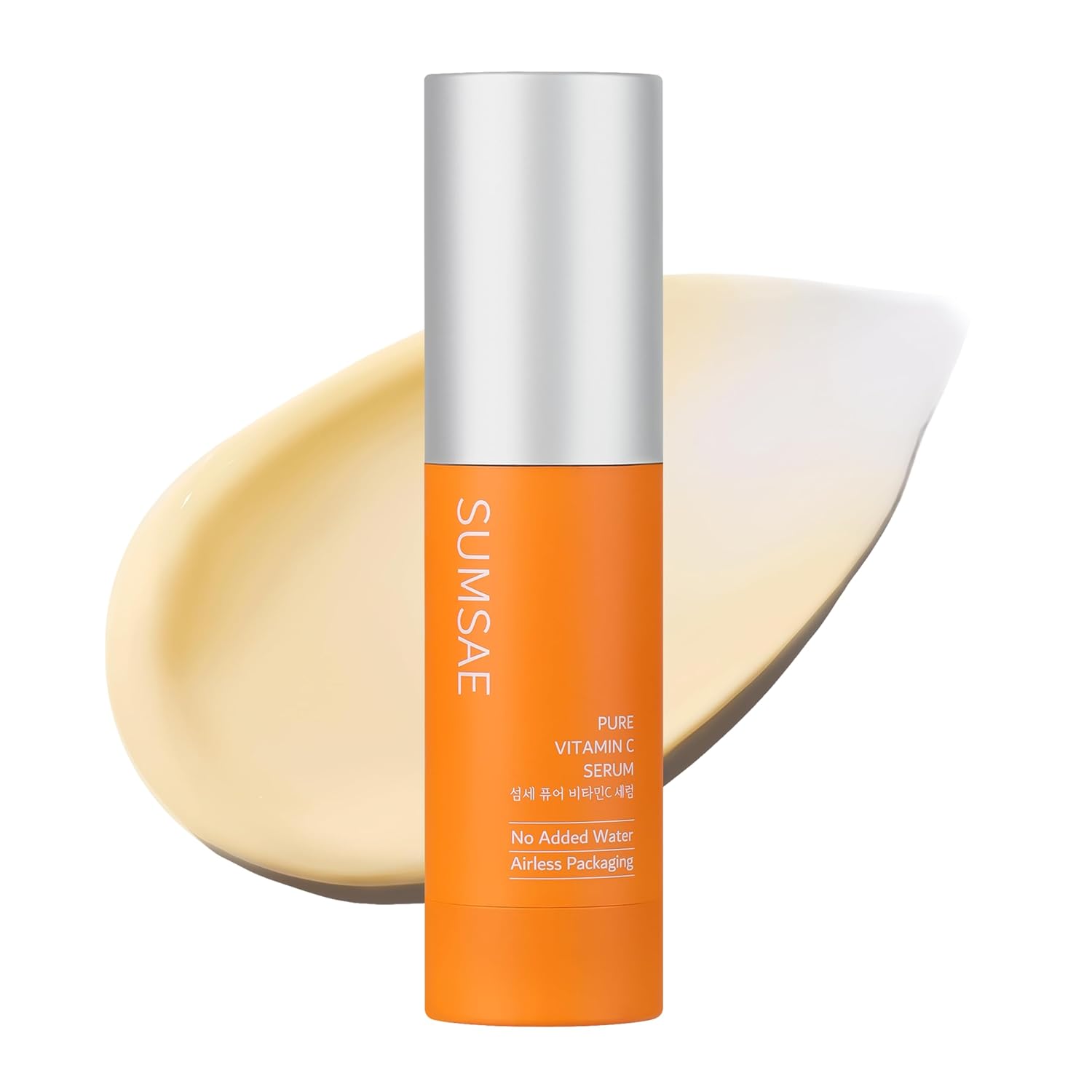 Pure Vitamin C Serum - Korean Skincare with Vitamin 10.5%, Waterless (No oxidation formula), Special Airless Pump, Brightening and Firming Skin, Improving Uneven/Dull Skin Tone, 30ml/1.01fl.oz
