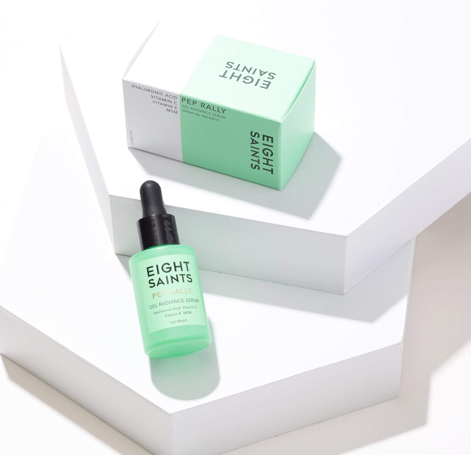 Eight Saints Skincare Pure Hyaluronic Acid Serum for Face Plumping, Vitamin C Face Serum with Vitamin E for Fine Lines, Reduces Wrinkles, Firming, Hydrating, Anti-Aging, 1 oz - Image 3