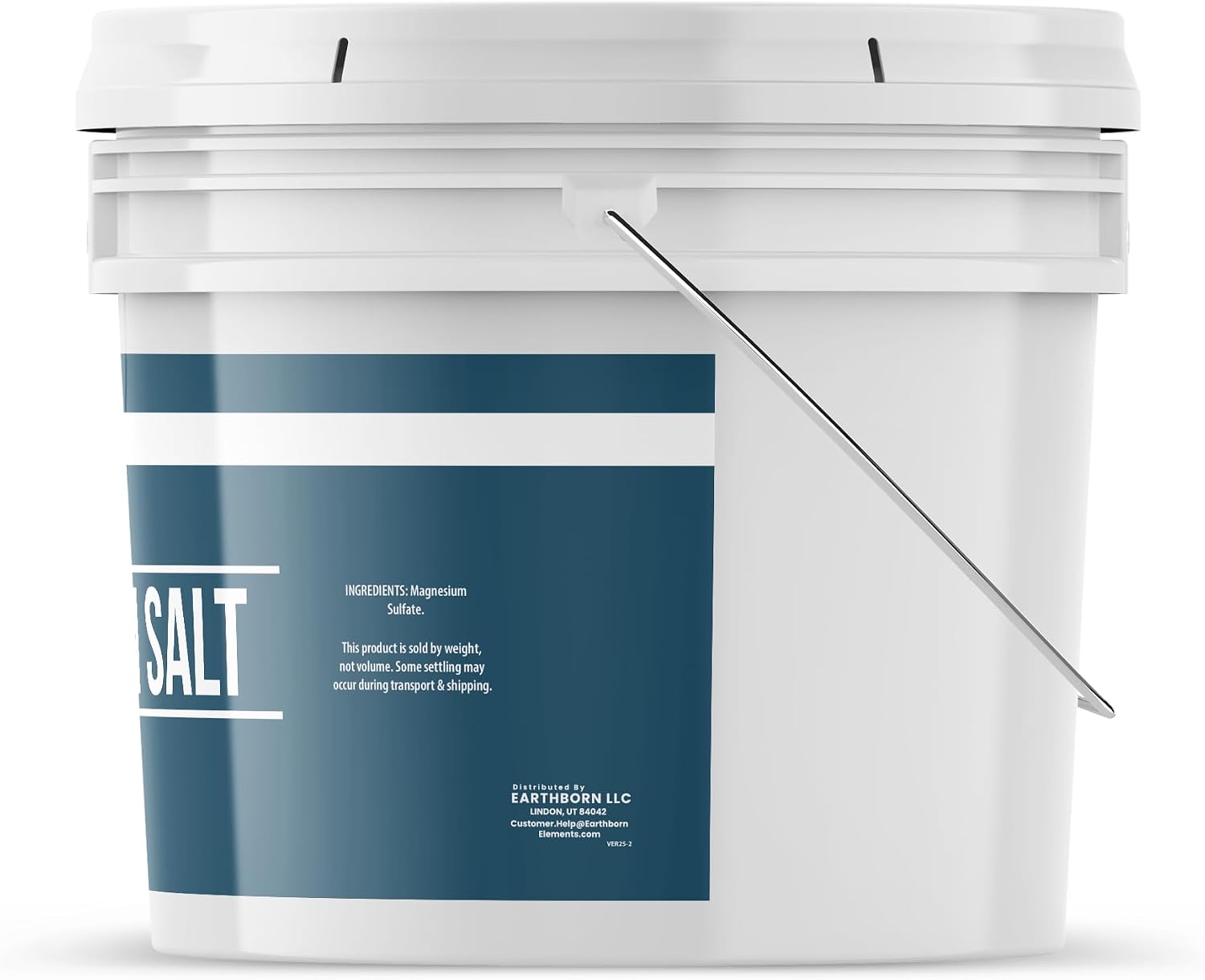 Earthborn Elements, Epsom Salt, 8 Lb | For bath soaks, foot soaks, personal-care recipes, garden, and household