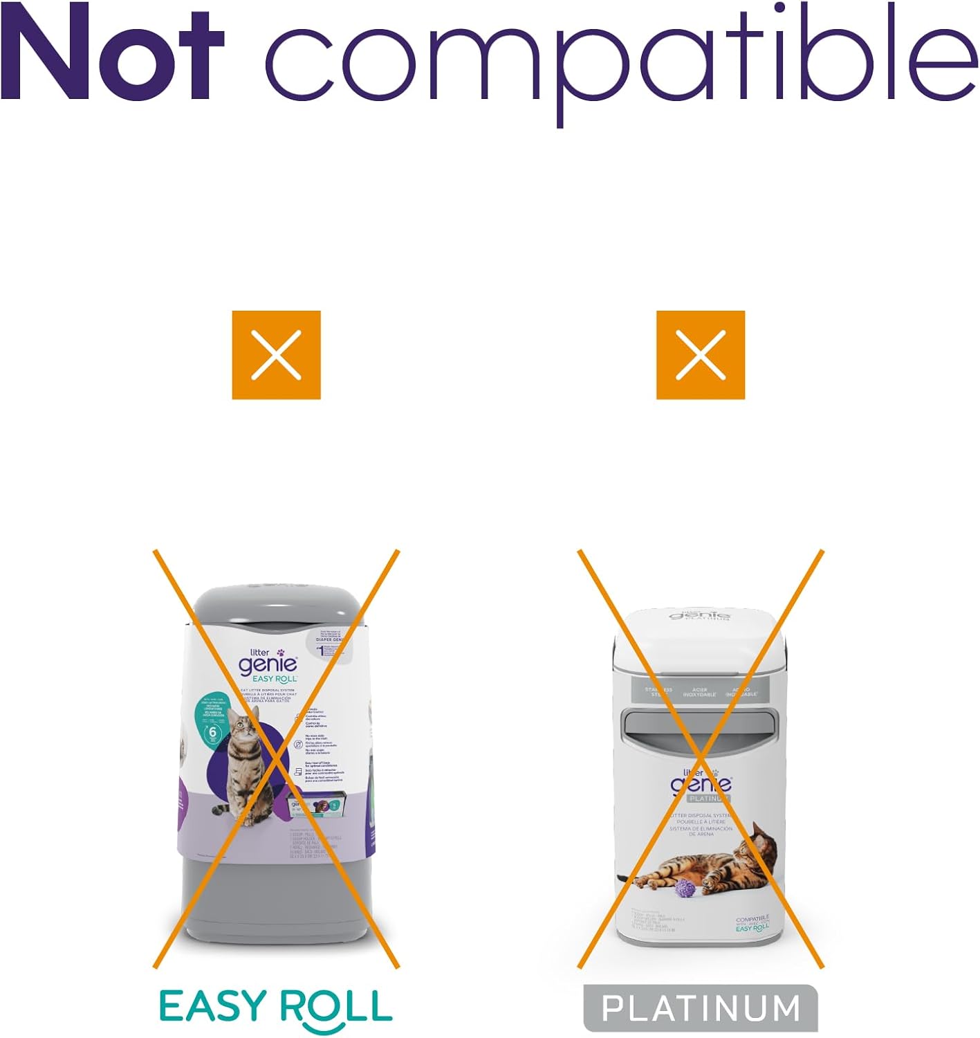 Litter Genie Refill Bags | Standard 4-Pack, 56 total ft | Up to 8 Months of Supply | Ultimate Odor Control Cat Litter Bags - Image 3