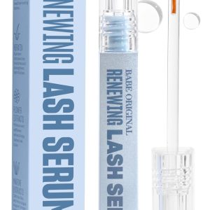 BABE ORIGINAL Renewing Lash Serum – Prostaglandin-Free, Peptide-Infused Gentle Lash Serum for Fuller, Longer-Looking Lashes, Lash Enhancing Treatment with Nourishing Botanicals, Vegan & Cruelty-Free