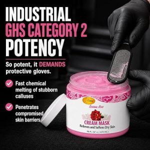 SPA REDI Professional Pedicure & Body Mask - A Concentrated Skin Repair Treatment So Potent, It Requires Gloves for a Visible Transformation on Tough Calluses and Severely Cracked Heels 16 Oz
