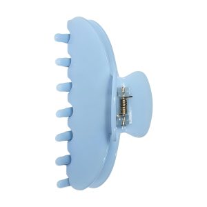 Durable Acetate Hair Clips - 4-Inch Wathet Blue Claw Clips for Fine and Thick Hair (Wathet Blue)