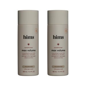 hims Max Volume Conditioner - Biovolume 128, Biotin & Argan Oil - Volumizing & Hydrating Conditioner - Paraben-Free & Sulfate-free - Citrus Spice Scent - 6.4 Fl Oz, 2 Pack