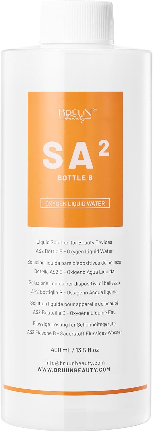 BRÜUN Aqua Facial Serums for Face Cleansing – A Pack of 400ml 3 Aqua Peeling Solution AS1, SA2, and AO3 –Skin Care Solution for Vacuum face Cleaning Jet for Home and Spa - Image 2