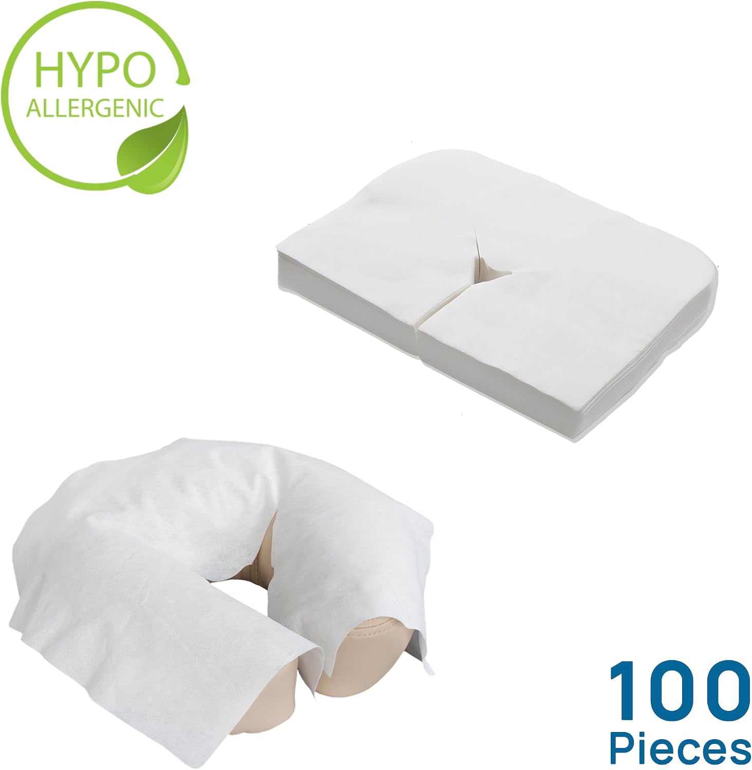 EarthLite Flat Disposable Face Cradle and Headrest Covers – Medical-Grade, Ultra Soft, Luxurious, Non-Sticking Massage Headrest Covers for Massage Tables & Massage Chairs - Image 2
