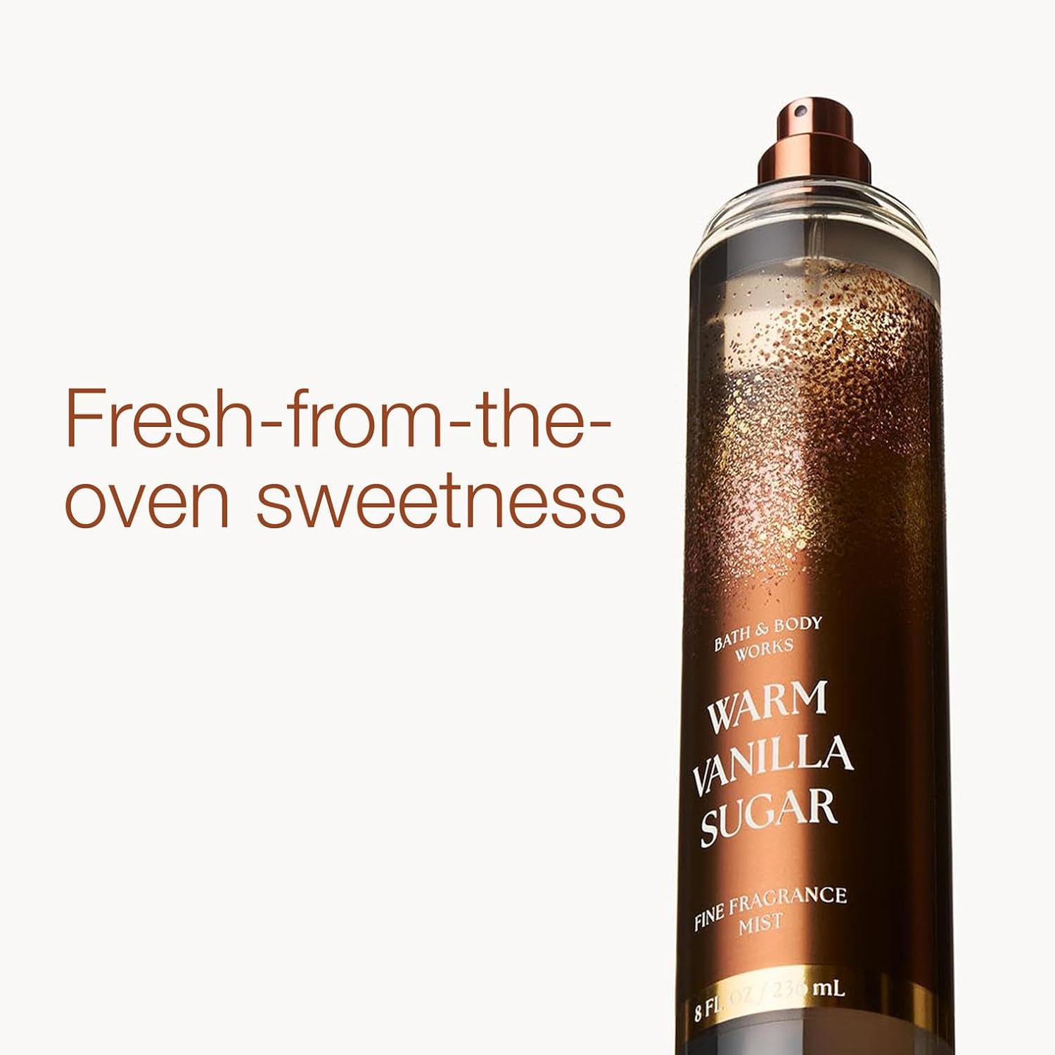 Bath & Body Works Warm Vanilla Sugar Fine Fragrance Mist, Body Spray & Perfume for Women, Long-Lasting Personal Fragrance, Sparkling Sugar and Sweet Vanilla Scent, 8 fl oz - 2 Pack - Image 3