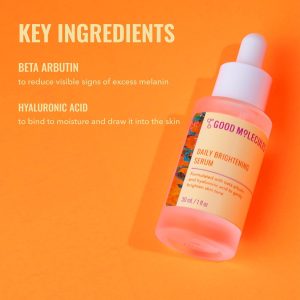 Good Molecules Daily Brightening Serum Pack 3 – 1 fl oz / 30 ml Each | Lightweight Brightening Serum with Beta Arbutin 3% & Hyaluronic Acid for Even-Looking Skin