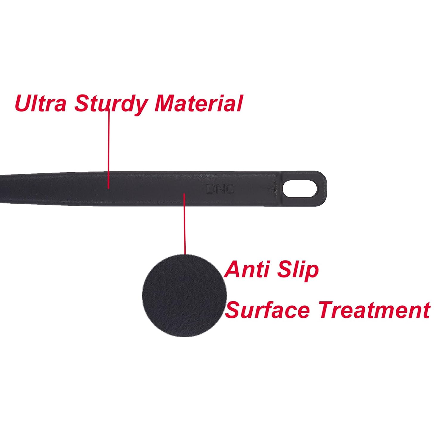 DNC Back Scrubber for Shower, Silicone Shower Brush with Long Handle Soft Bristles, Bath Body Exfoliator Washer for Men Women - Image 3