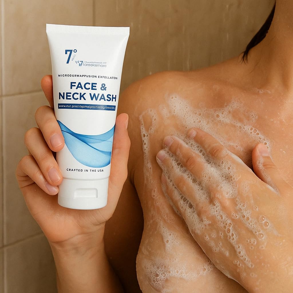 Microdermabrasion Keratosis Pilaris & Acne Exfoliating Deep Cleansing Face & Body Scrub, KP Bump Eraser, Back Acne Exfoliant, Wash Cleanser - Rough, Bumpy & Dry Skin Gets Rid Of Redness