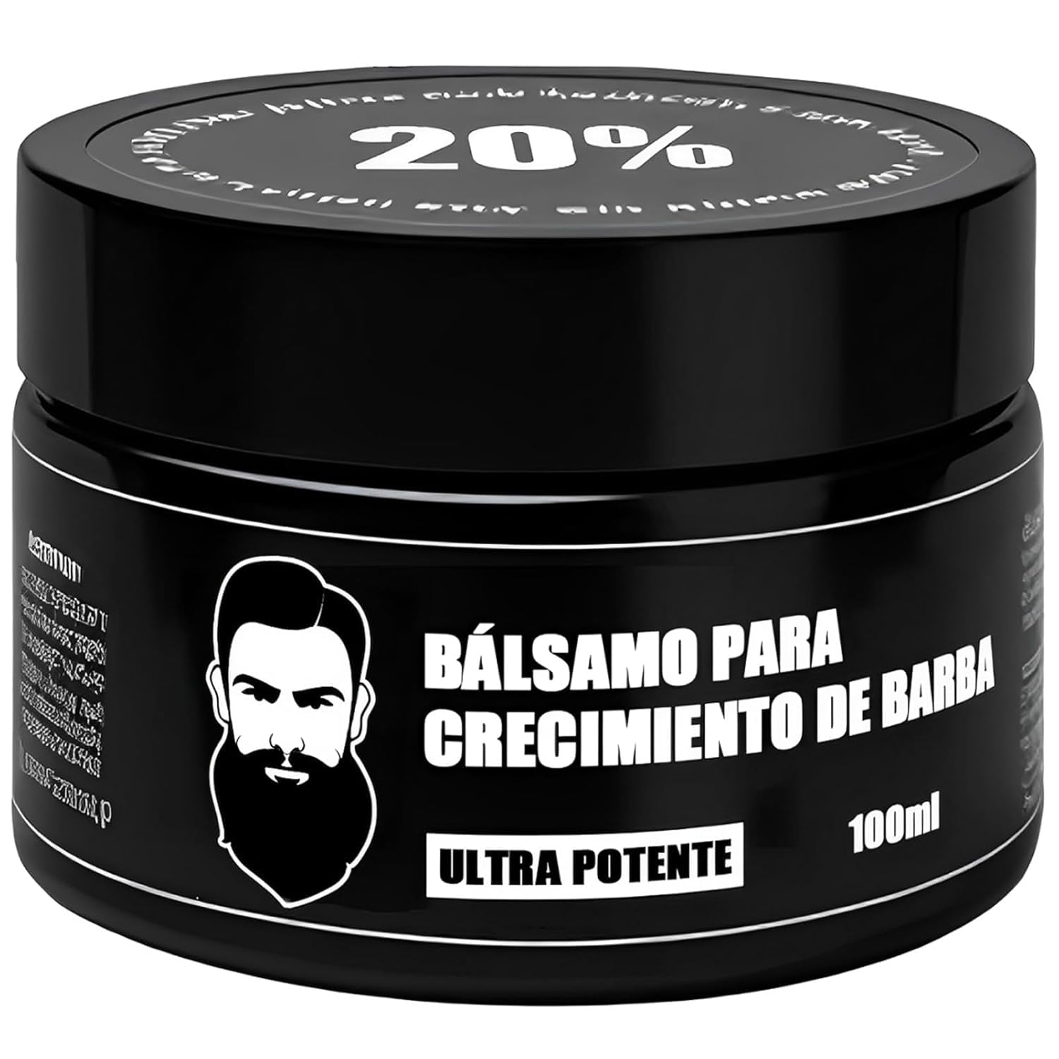 NEW Para Barba, Crecimiento De Barba Para Hombre, Apolo Estimulante De Barba, Estimulante De Barba Apolo Ultra Potente, Apolo Balsamo Negro Moisturizes Strengthens Barba for Mens (1PCS)
