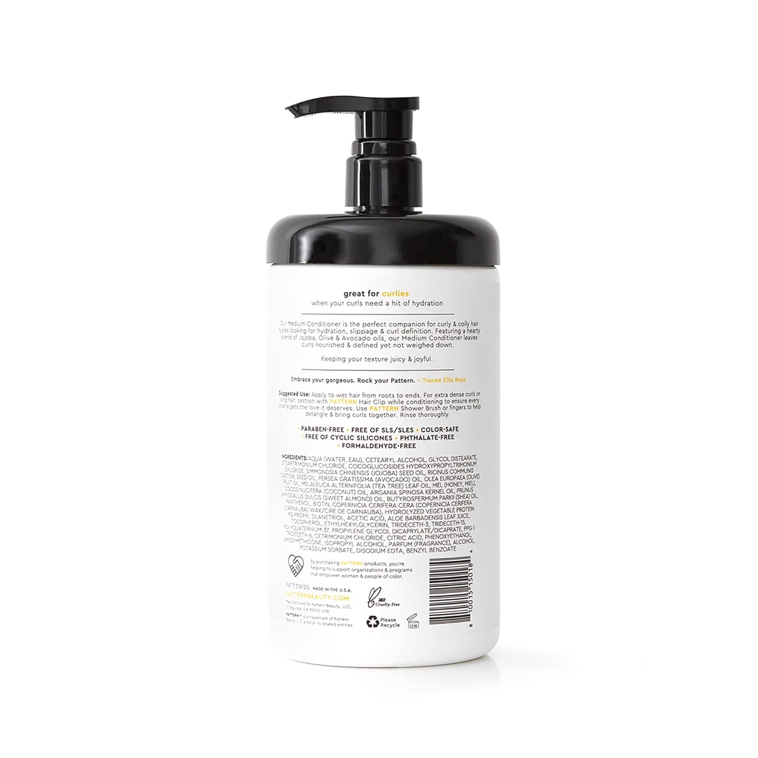 PATTERN Beauty by Tracee Ellis Ross Medium Conditioner - Hydration & Slip for Curly Hair 3a-4a, 29 fl oz - Image 2