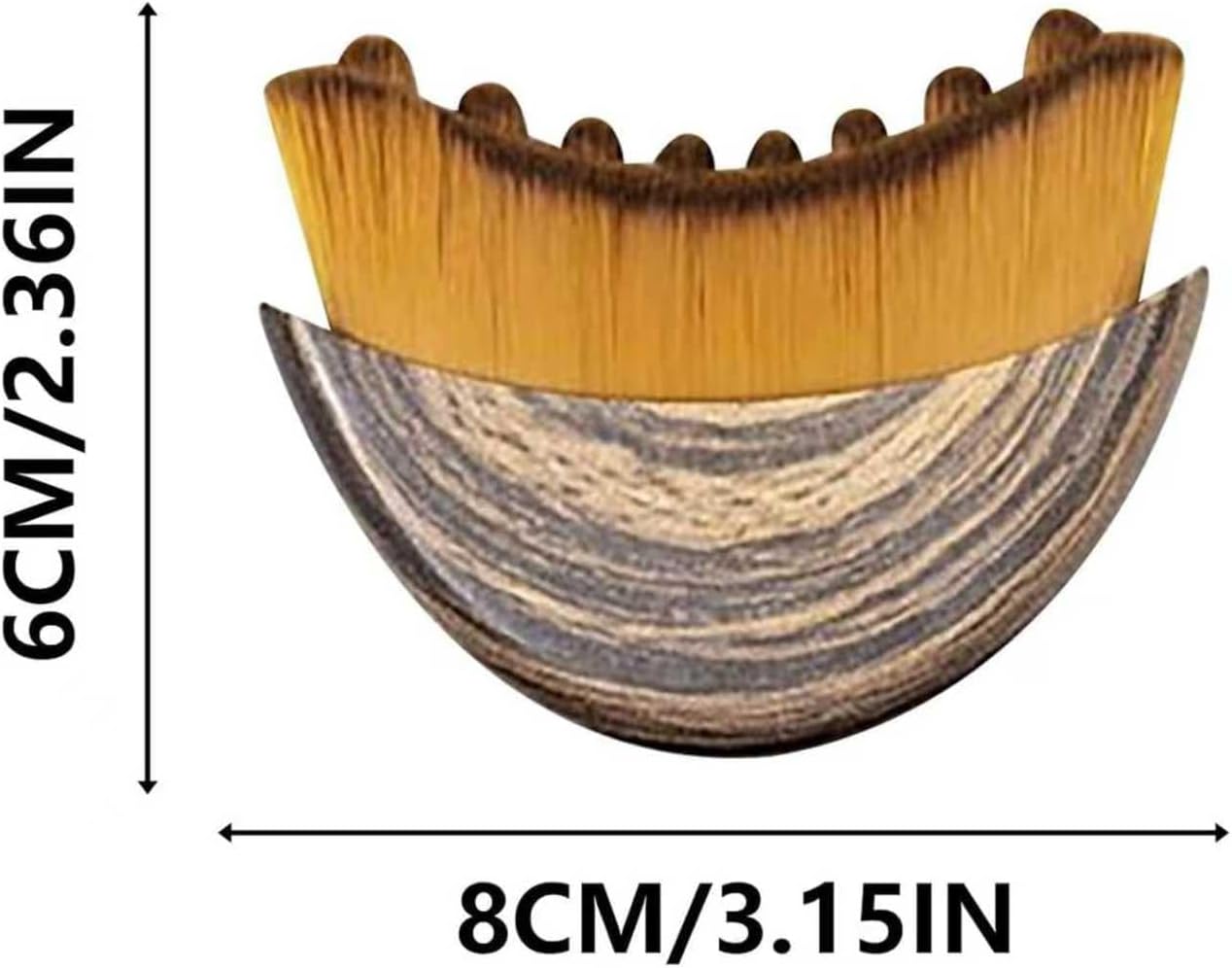 Lymphatic Contour Face Brush Lymphatic Drainage Massager Double Chin Reducer Lymphatic Drainage Brush for Face,Ergonomically Designed to Fit The Skin Precisely and Relieve Fatigue (Brown-2pcs) - Image 3