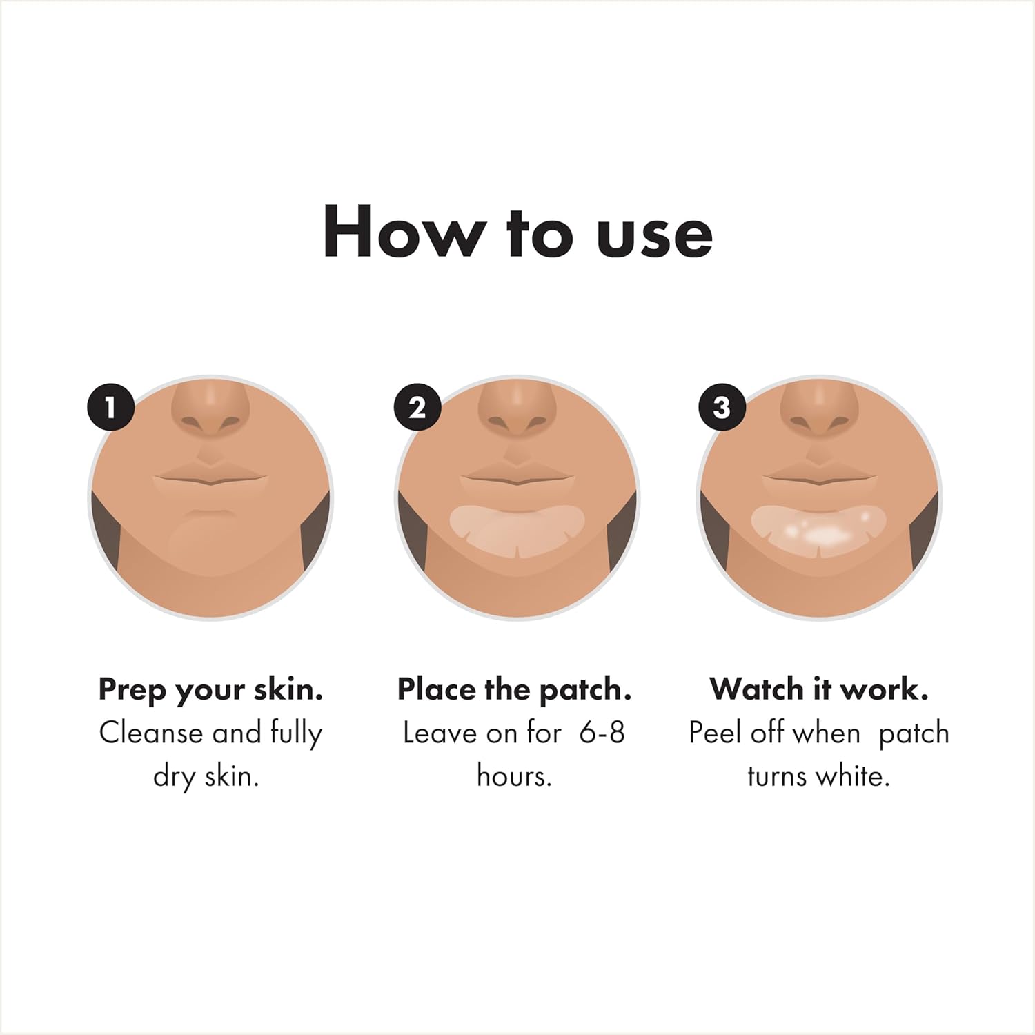 Mighty Patch Hero Cosmetics Chin Patch - XL Contoured Hydrocolloid Chin Patch for Blemishes and Pimples - Non-Irritating (10 Count) - Image 2