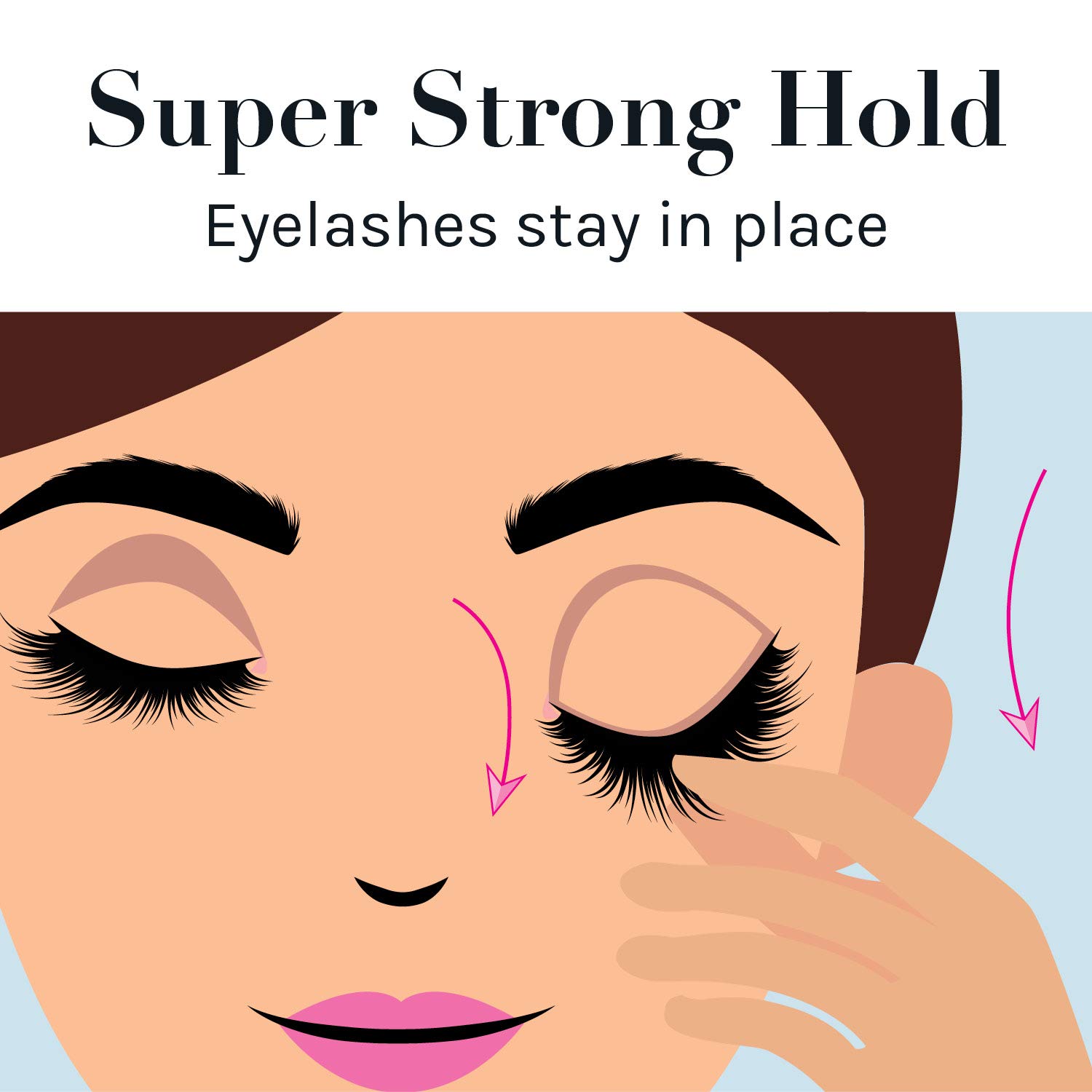 AOA Studio Eyelash Lash Glue Enhancers 4pcs Strip Lash Adhesive Strong Hold Water Proof Formula No Irritation Latex Free Long Lasing Quick Dry Eyelash Adhesive 0.17oz Each (4 Pack) (Clear) - Image 2