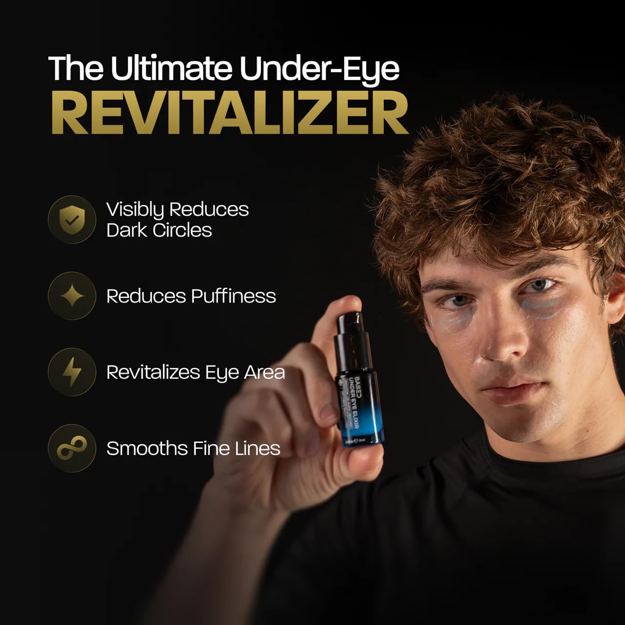 BASED Under Eye Elixir, Hydrating & Refreshing Formula, Simple. Effective. Based. 0.5 fl oz, Pack of 1 - Image 3