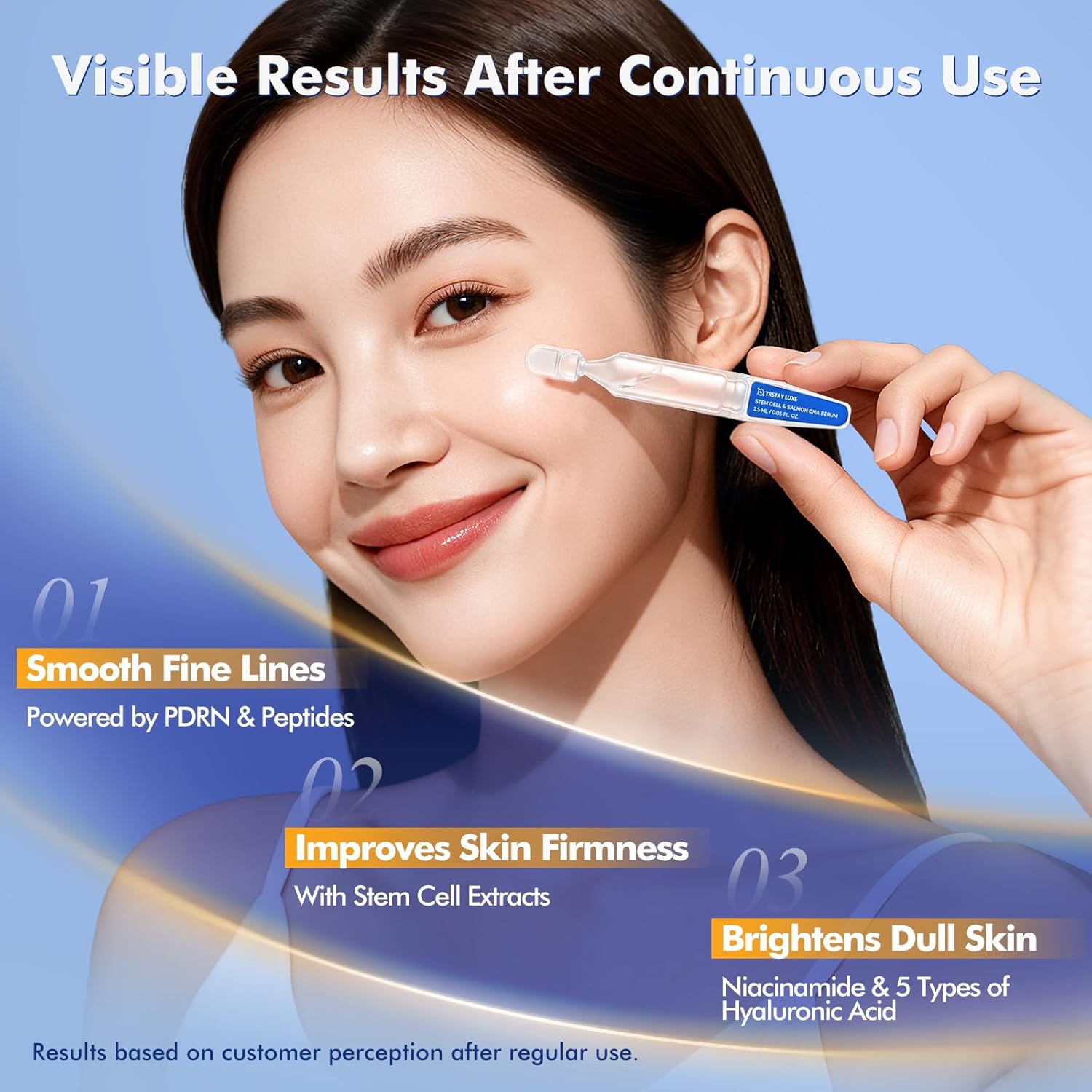 Salmon DNA PDRN Serum – Microneedling Aftercare Anti-Aging Face Serum with Peptides & Hyaluronic Acid – 1.5 mL × 30 Vials, Korean Skincare Formula - Image 2